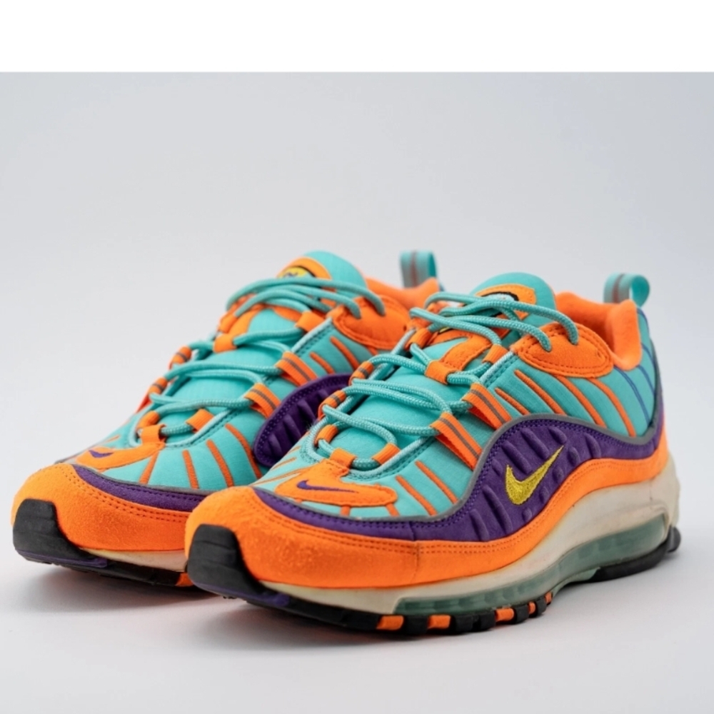 Nike Air Max 98 Cone/Tour Yellow-Hyper Grape